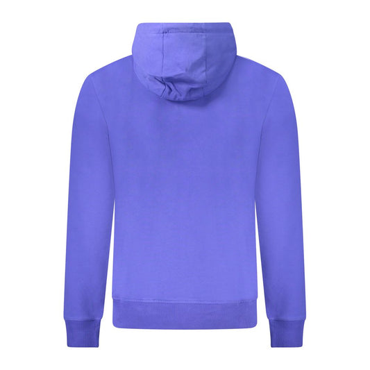 Blue Cotton Mens Sweatshirt