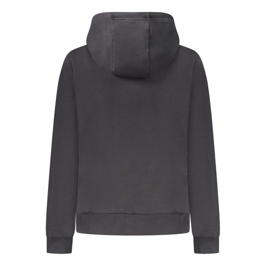 Black Cotton Women's Hoodie