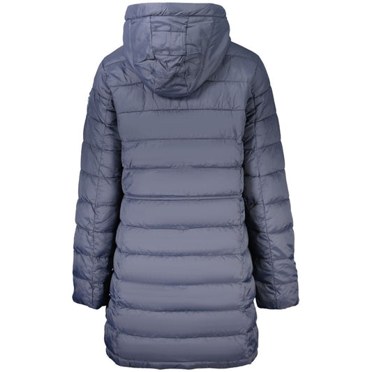Blue Polyamide Women Jacket