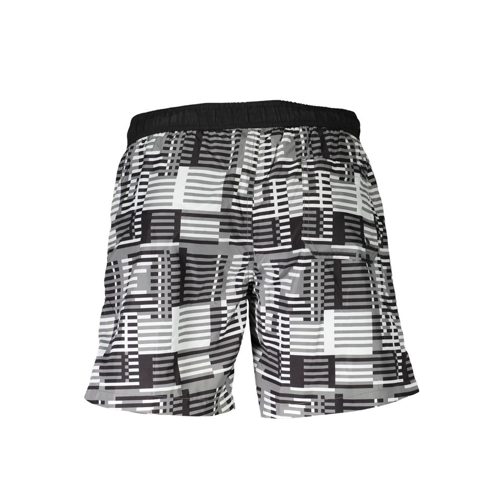Black Polyester Swimwear
