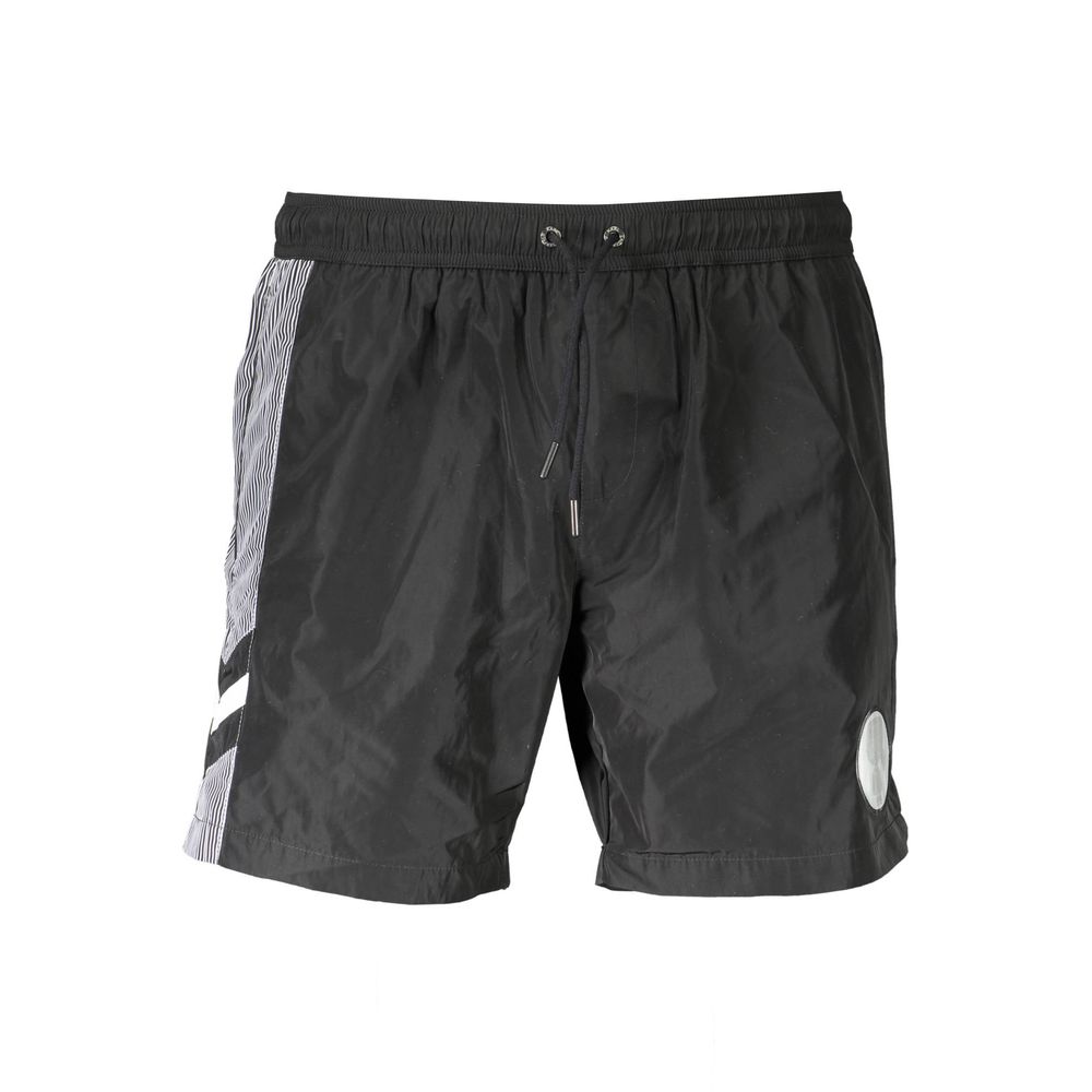 Black Polyester Swimwear