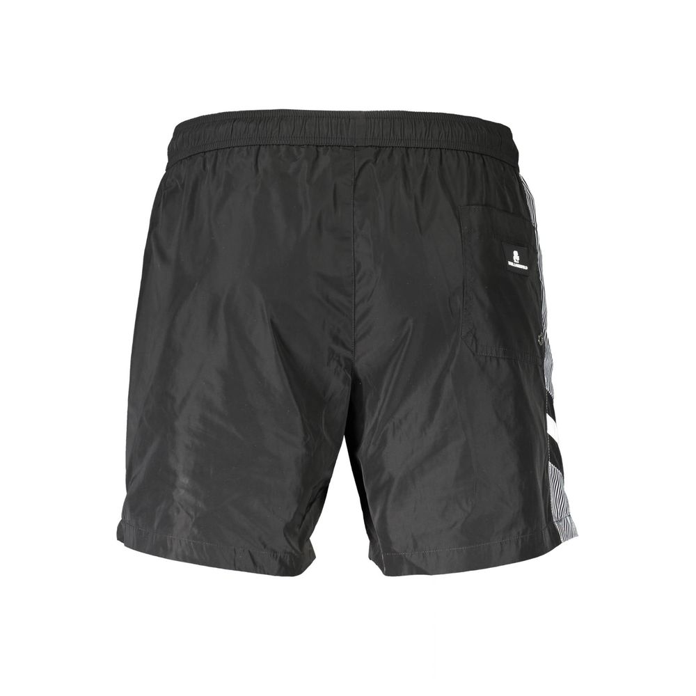 Black Polyester Swimwear