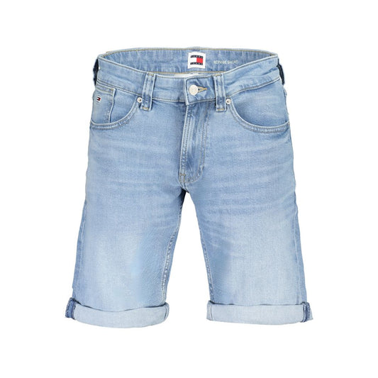 Blue Cotton Short