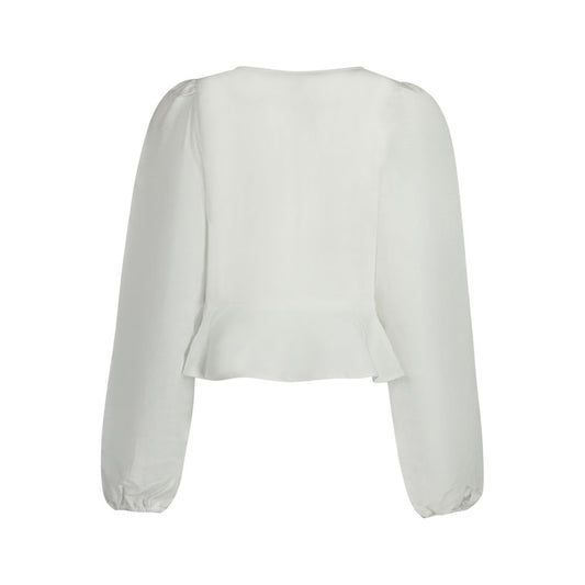 Bianco Lyocell Women Shirt