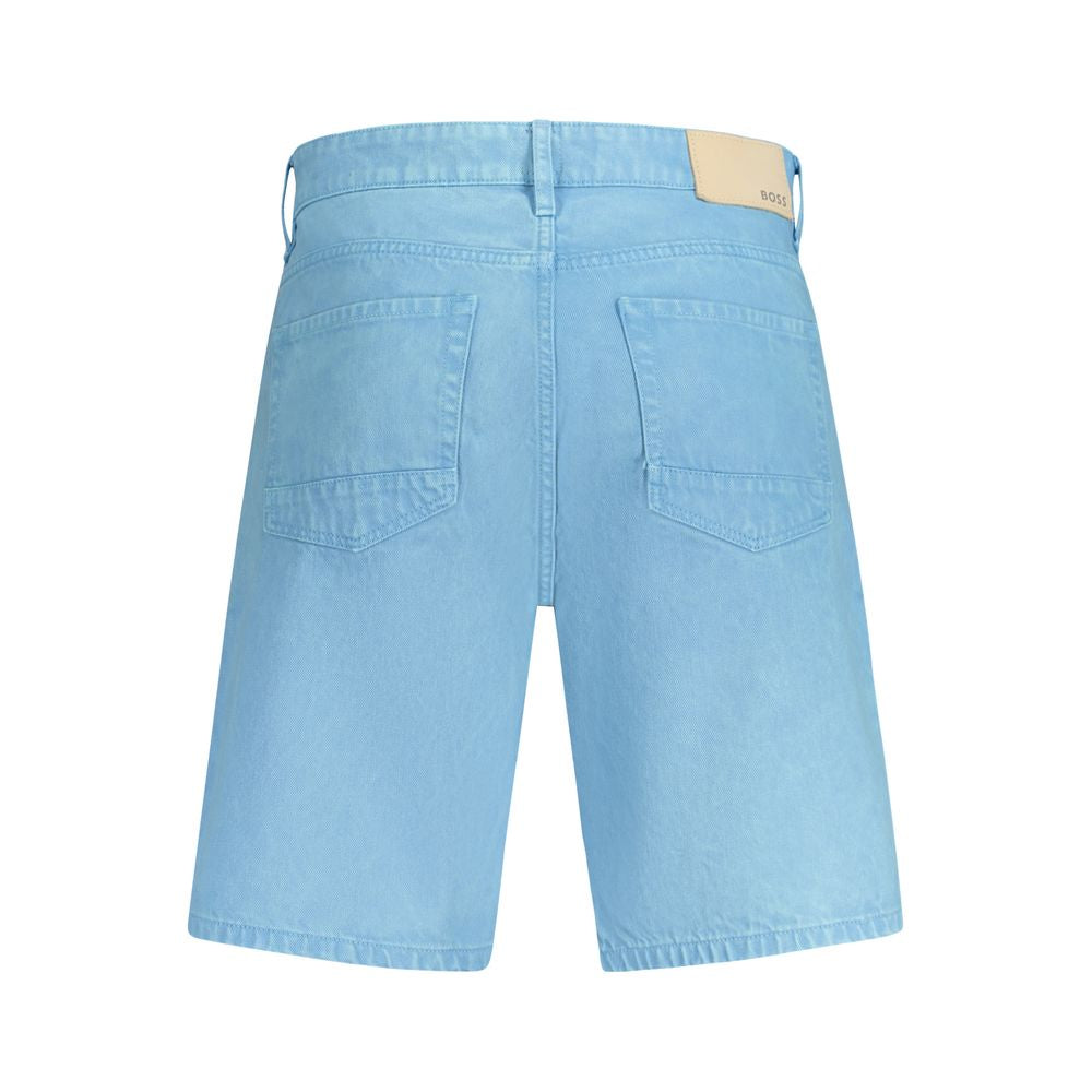 Azzurro Cotton Mens Short