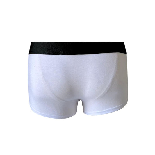 White Cotton Men's Boxer