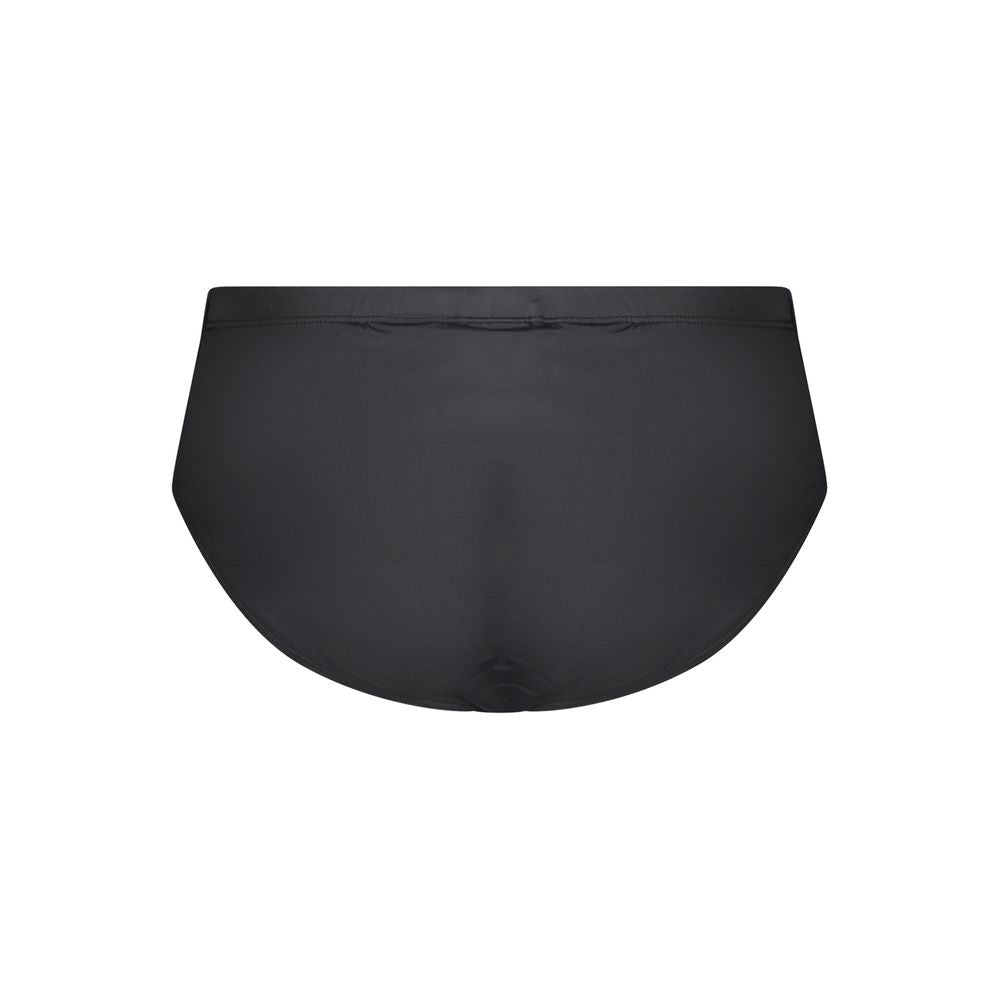 Black Elastane Swimwear
