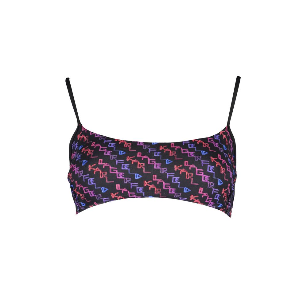Black Elastane Swimwear