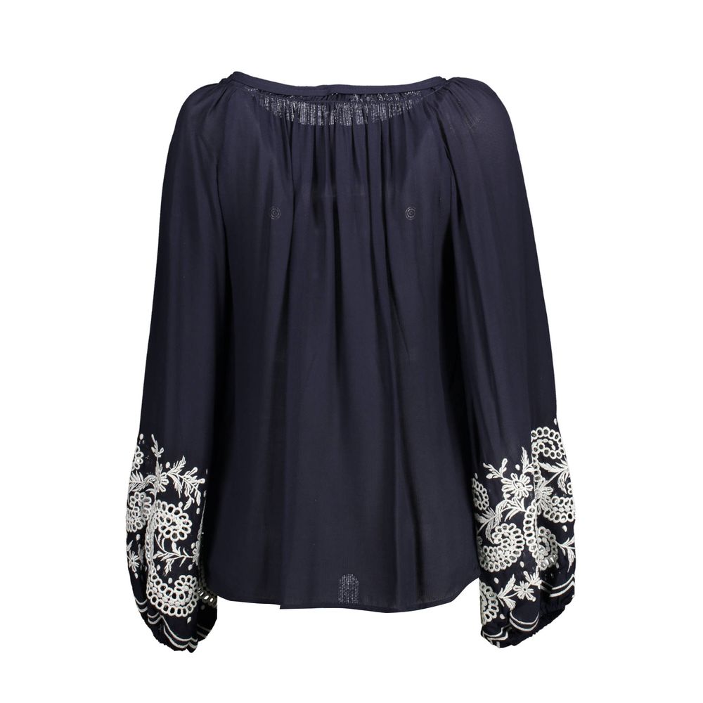 Blue Viscose Shirt
