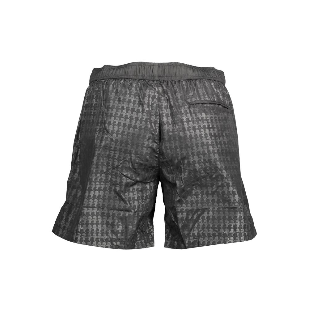 Black Polyester Swimwear