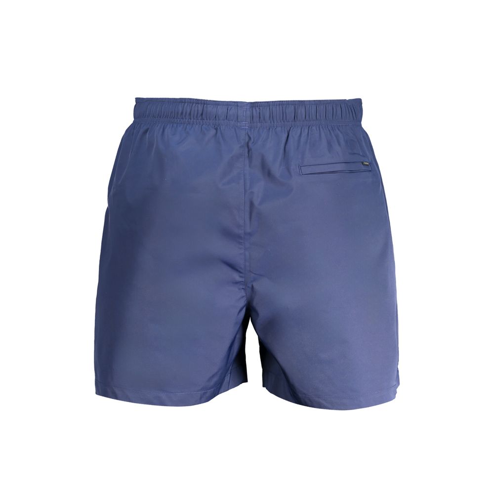 Blue Polyester Swimwear