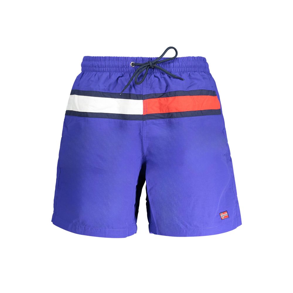 Blue Polyamide Swimwear