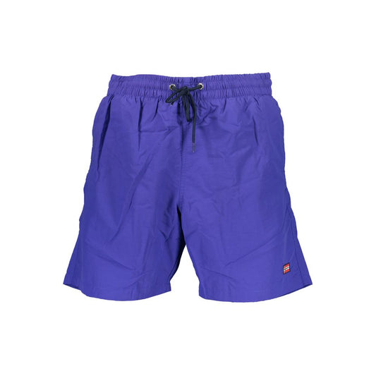 Blue Polyamide Swimwear