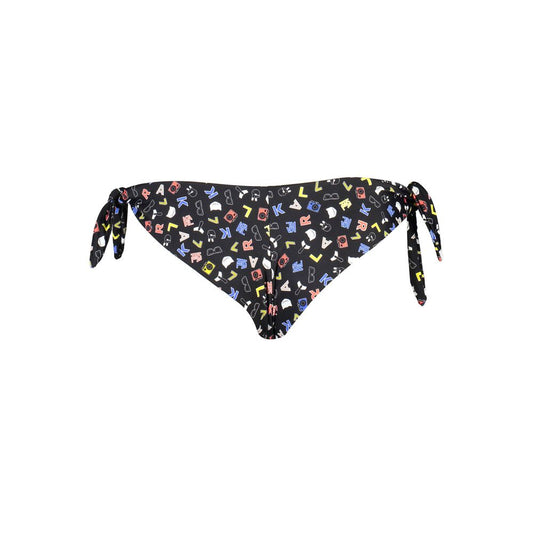 Black Polyamide Women Swim Brief