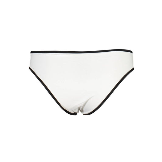 White Poliammide Women Swim Brief