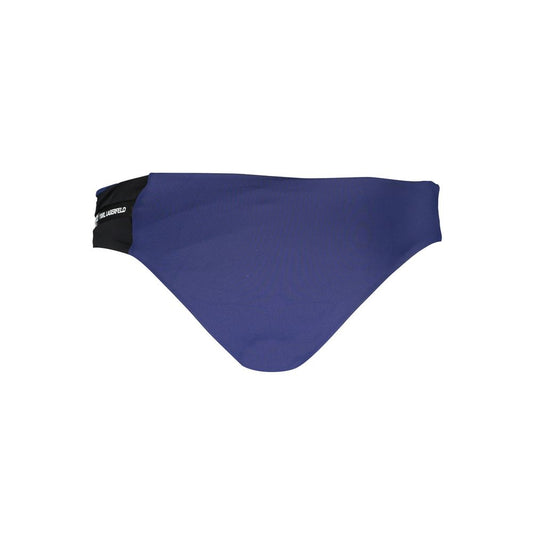 Blue Polyamide Women's Swim Brief