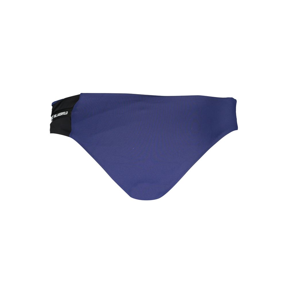 Blue Polyamide Women Swim Brief