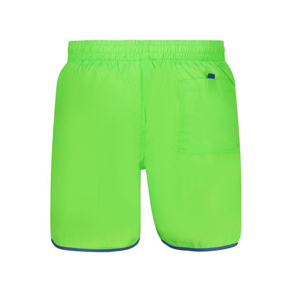 Verde Poliammide Uomo Swim Boxer