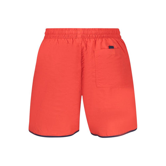 Rosso Poliammide Men's Swim Boxer