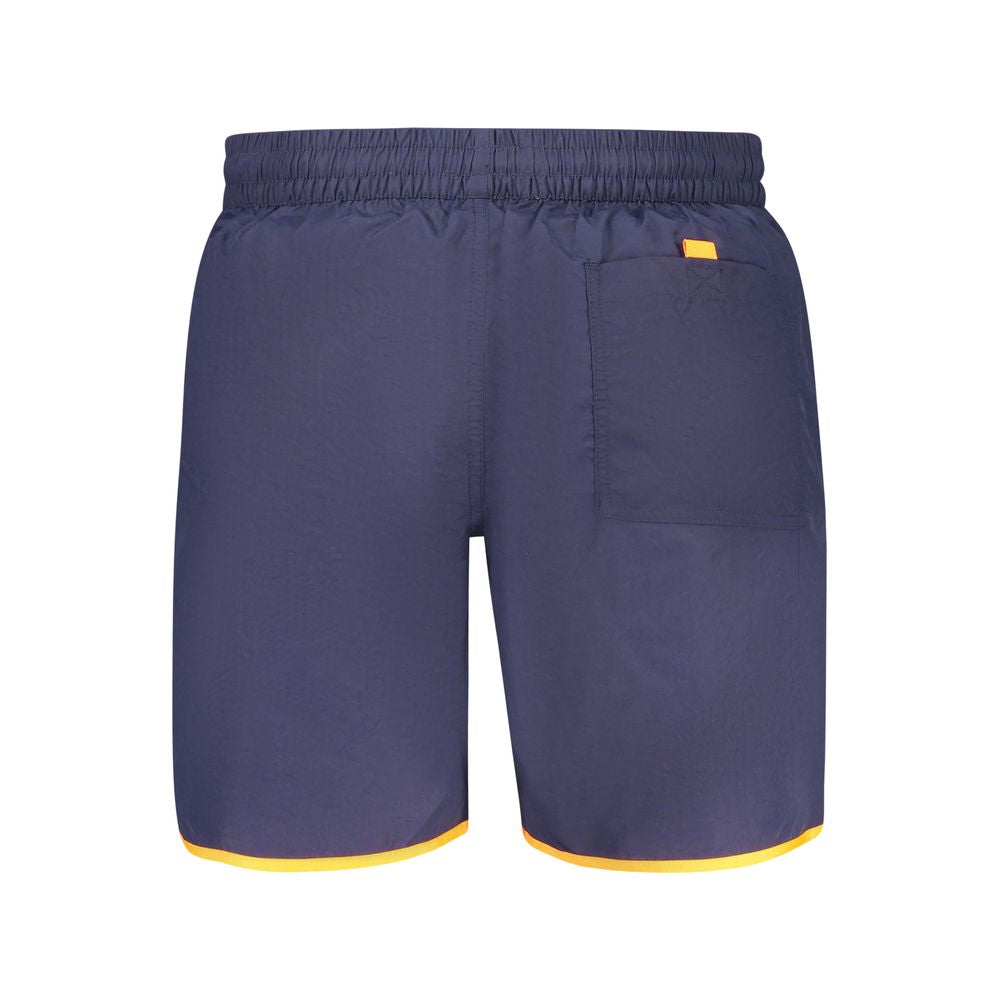 Blu Poliammide Men Swimwear Boxer
