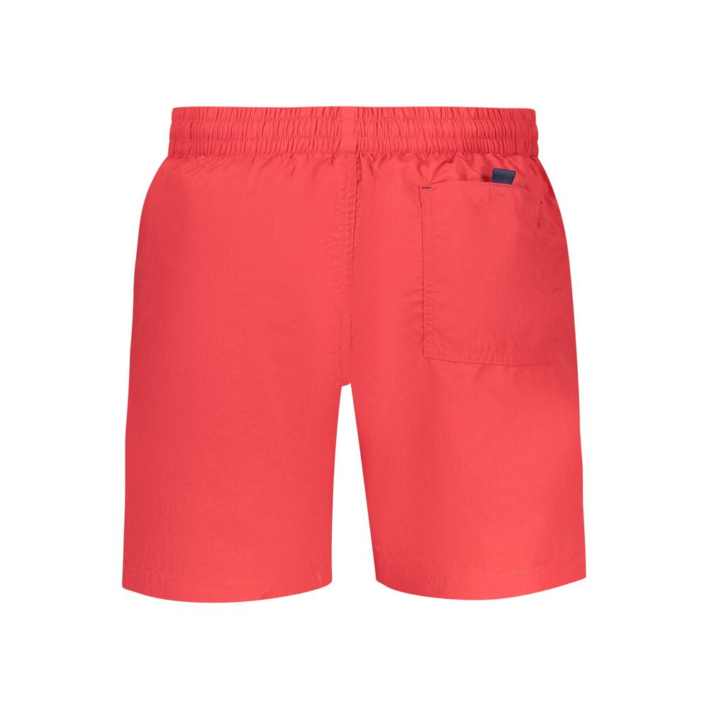 Rosso Poliammide Men Swim Boxer