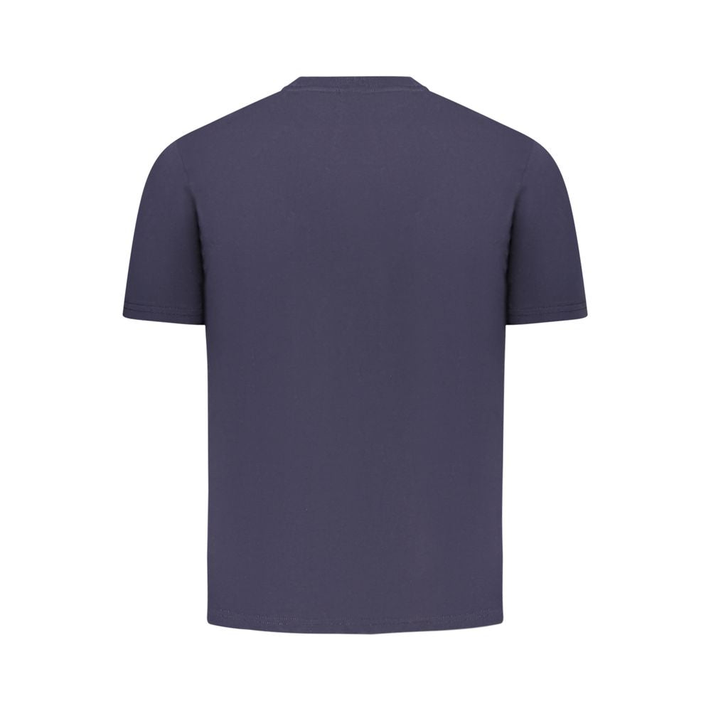 Blue Cotton Men's T-Shirt