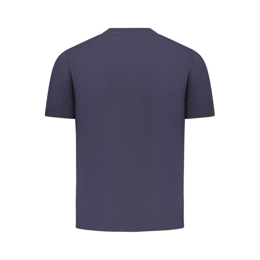 Blue Cotton Men's T-Shirt