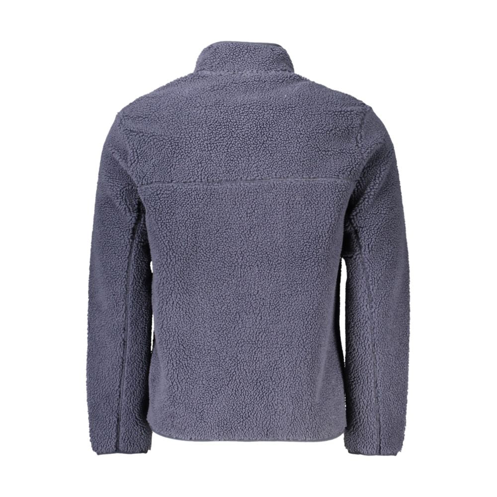Blue Polyester Men's Sweatshirt