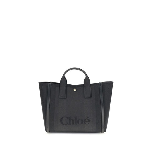 Black Cotton Handbag