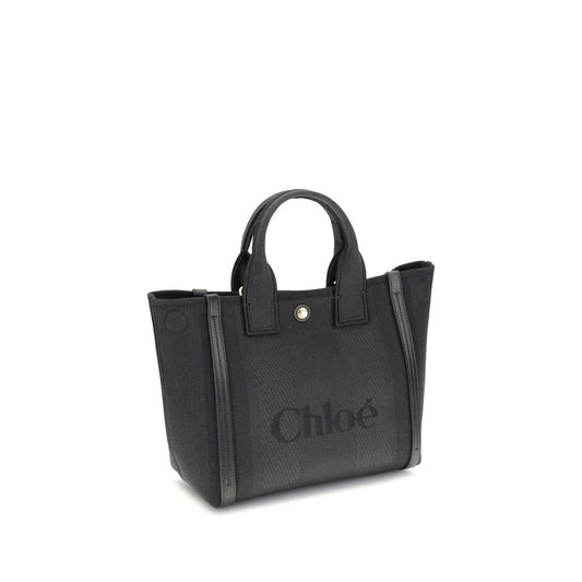 Black Cotton Shoulder Bag