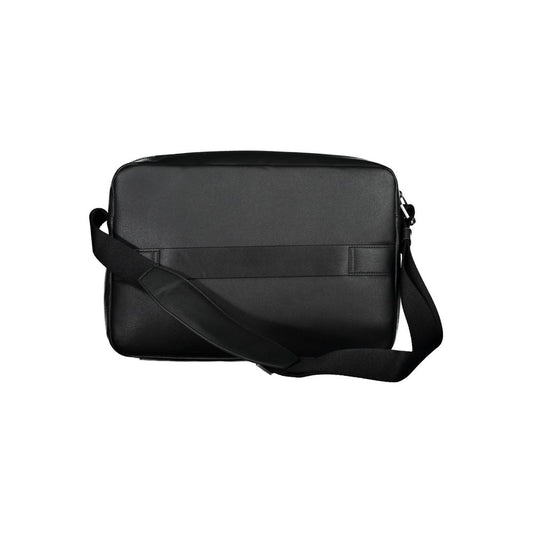 Nero Recycled Polyester Men Briefcase