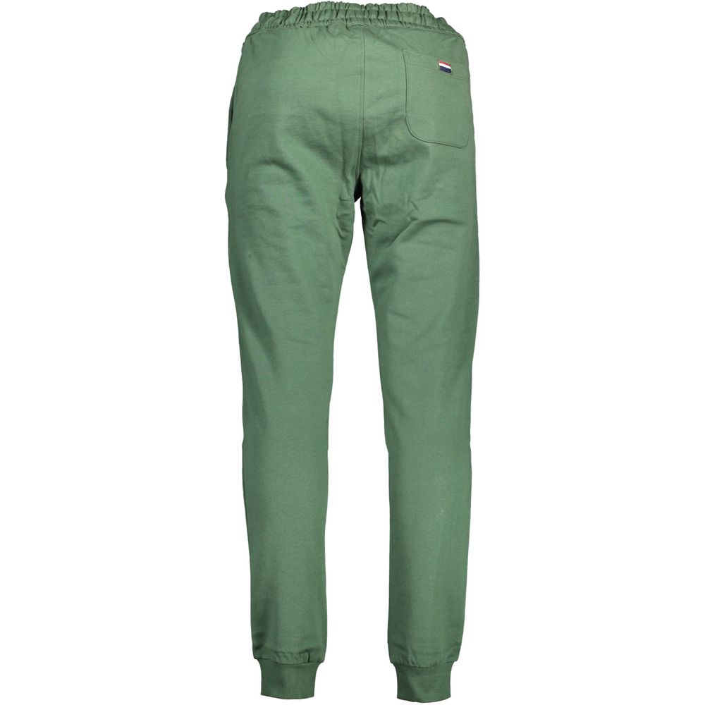 Verde Cotton Male Pantalon