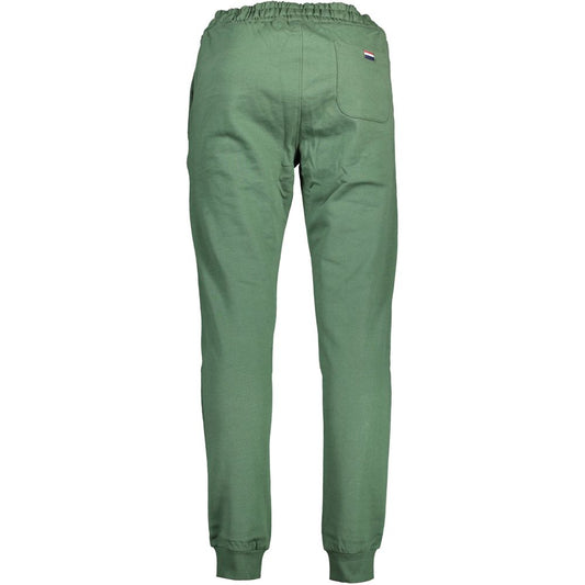 Green Cotton Men's Trousers