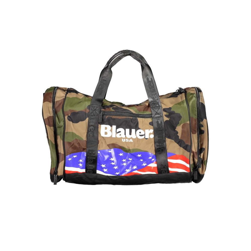 Brown Polyester Handbag