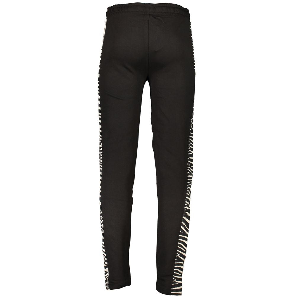 Black Cotton Men's Sweatpants