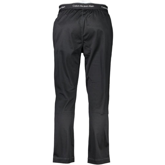 Black Polyester Pant