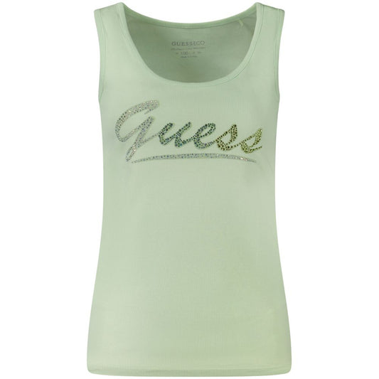 Green Cotton Tank Top