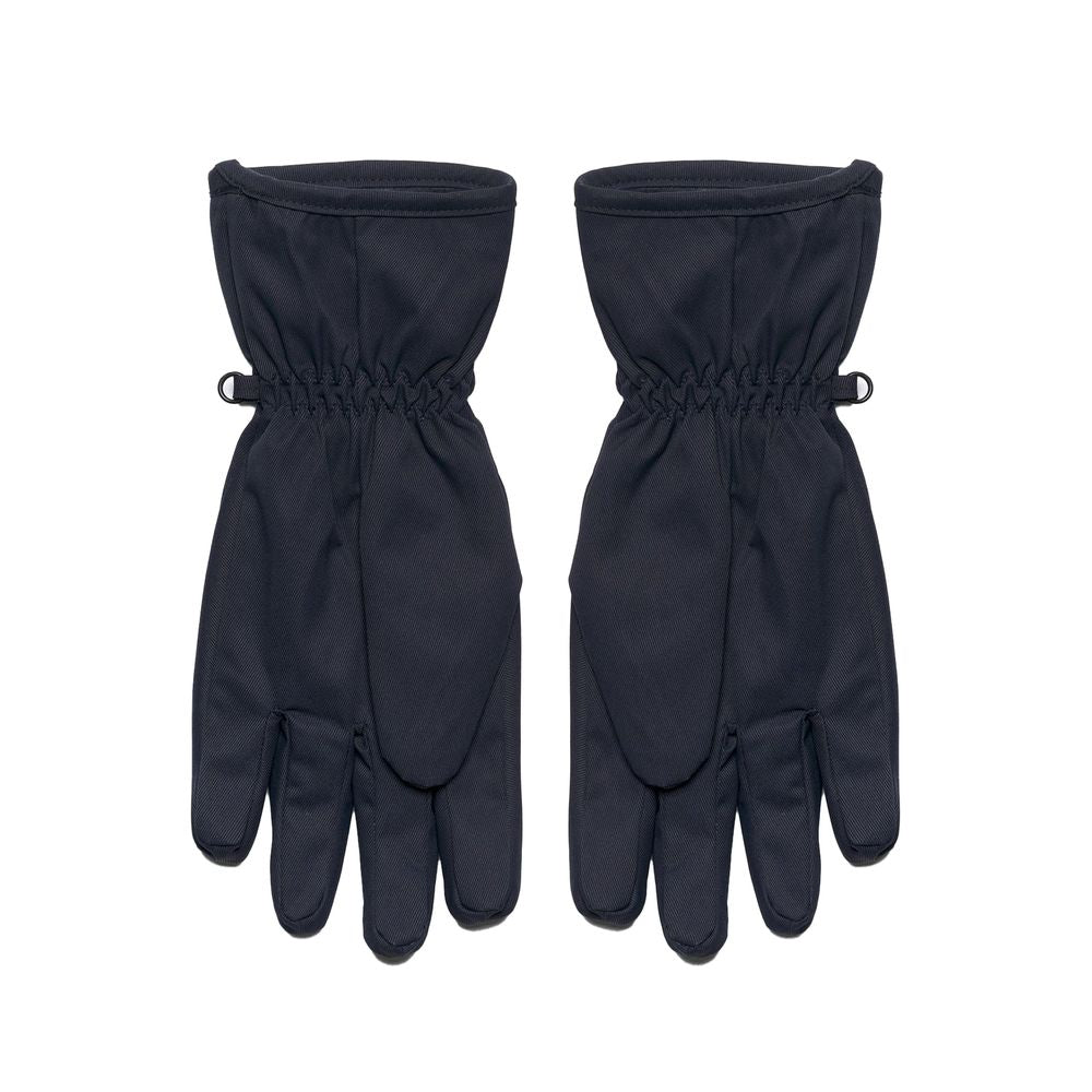 Blu Polyester Men Glove