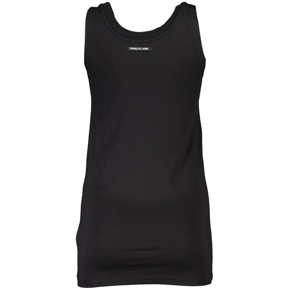 Black Cotton Women Tank Top