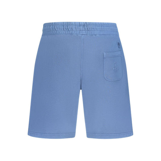 Blue Cotton Men's Sweatpant
