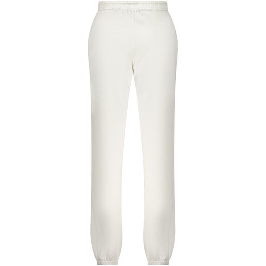 White Cotton Women's Sweatpant