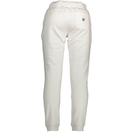 White Cotton Men's Sweatpant