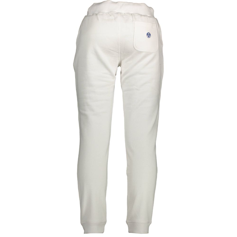 White Cotton Men's Sweatpant