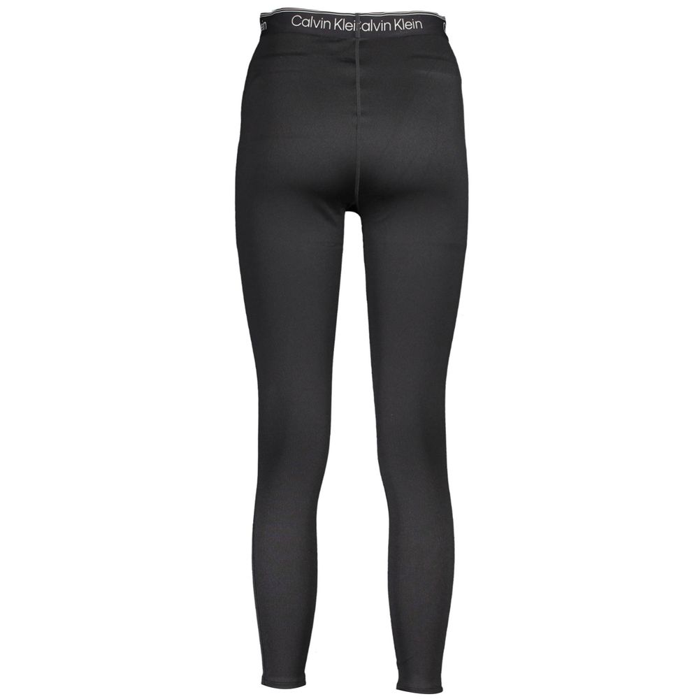 Black Polyester Women's Legging