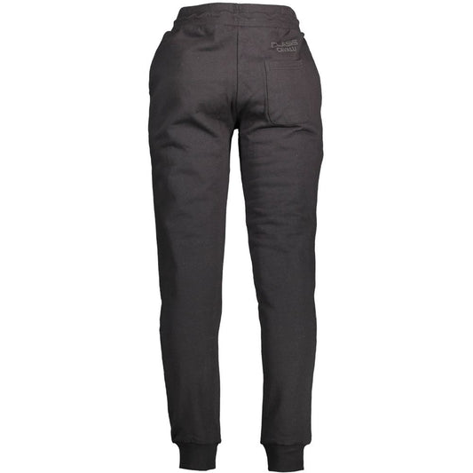 Black Cotton Men's Sweatpants