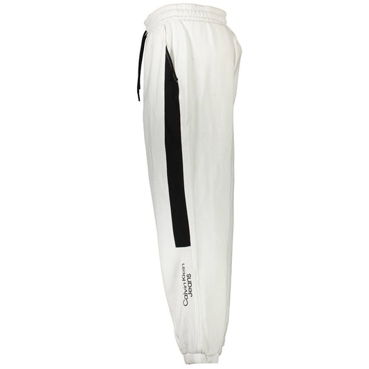 White Cotton Men's Sport Trouser