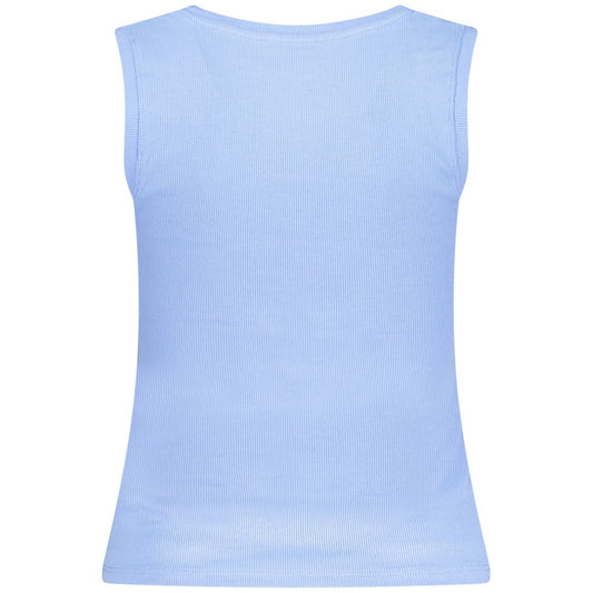 Blue Cotton Tank Top