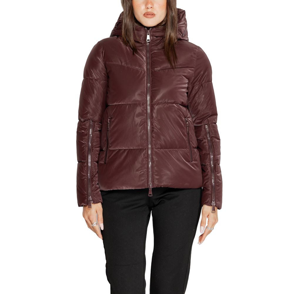 Purple Polyester Jackets & Coat