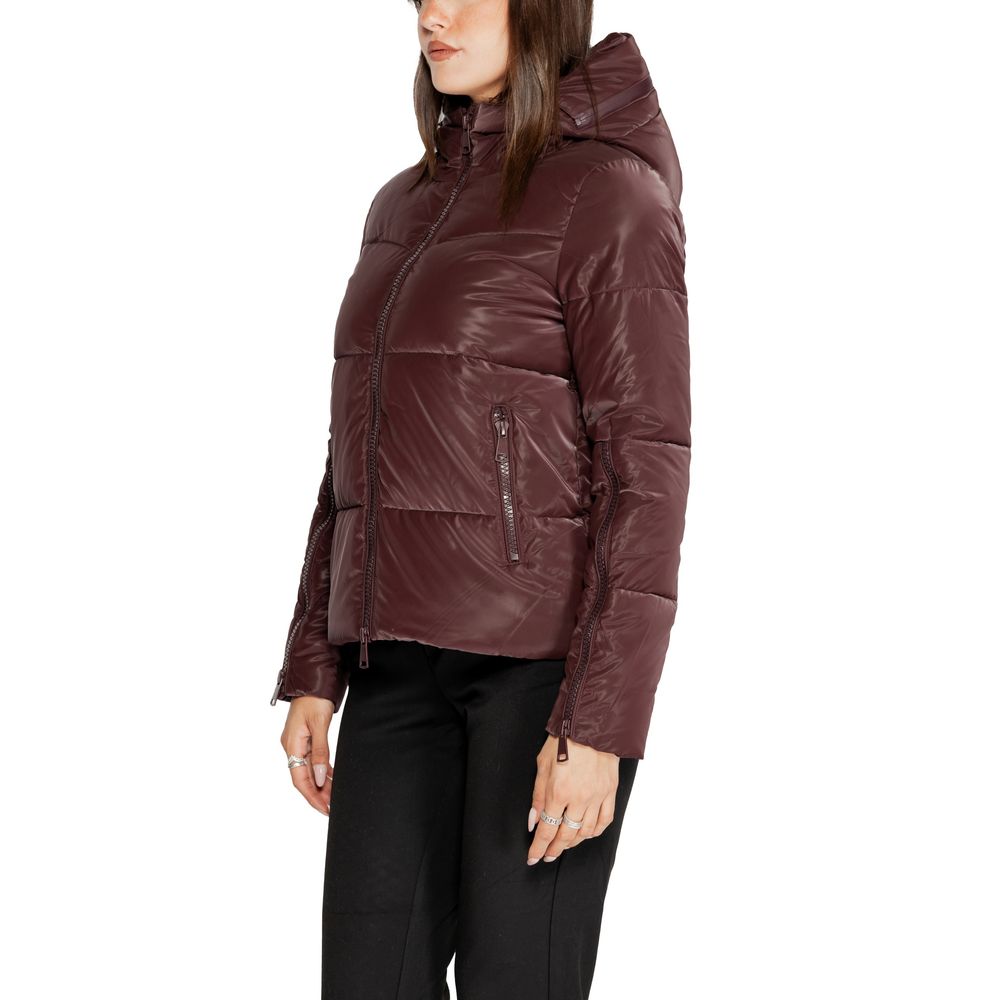 Purple Polyester Jackets & Coat
