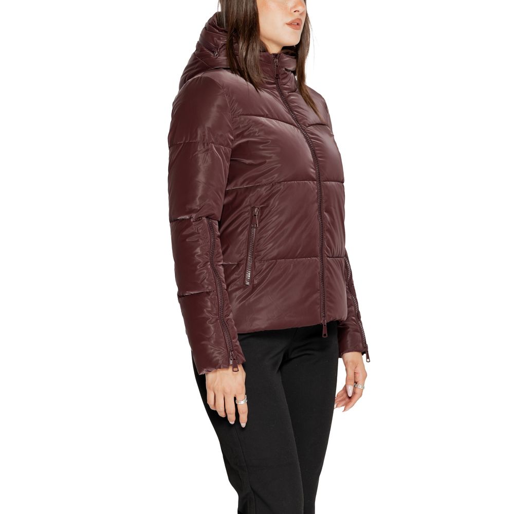Purple Polyester Jackets & Coat